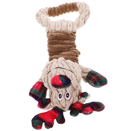FUTUREORYY Weihnachtliches Plüsch Interaktives Langlebiges Kauspielzeug für Kleine bis Mittelgroße zur Zahnreinigung für Spielspaß Weihnachtszeit FUTUREORYY Weihnachtliches Plüsch Interaktives Langlebiges Kauspielzeug für Kleine bis Mittelgroße zur Zahnreinigung für Spielspaß Weihnachtszeit von FUTUREORYY