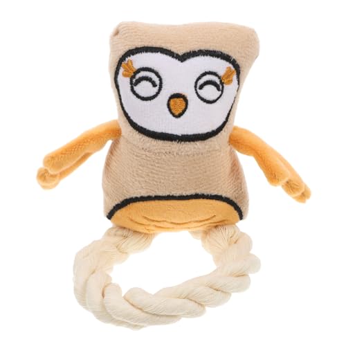 FUTUREORYY ausgestopfte Eule Interaktives Hundespielzeug Hundeplüschspielzeug Kauspielzeug aus Baumwolle Quietschendes Hundespielzeug Hund Seil Flanell Orange FUTUREORYY ausgestopfte Eule Interaktives Hundespielzeug Hundeplüschspielzeug Kauspielzeug aus Baumwolle Quietschendes Hundespielzeug Hund Seil Flanell Orange von FUTUREORYY