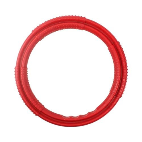 FUTUREORYY Outdoor Pet Flying Disc Gummispielzeug Für Hunde Robustes Kauspielzeug Für Training Und Spiel Rot von FUTUREORYY