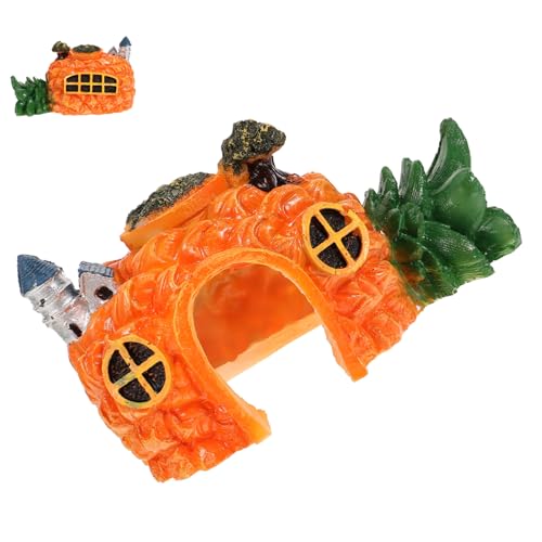 Resin Schloss Dekoration für Aquarium Imitation Unterwasser Schloss Langlebig mit Versteckmöglichkeiten für Fische und Garnelen für Süßwasseraquarien Resin Schloss Dekoration für Aquarium Imitation Unterwasser Schloss Langlebig mit Versteckmöglichkeiten für Fische und Garnelen für Süßwasseraquarien von FUTUREORYY