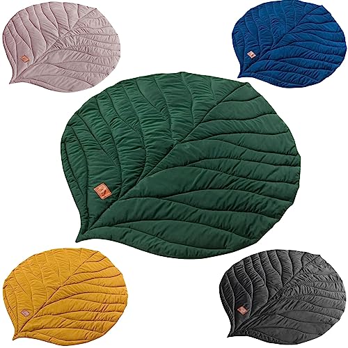 FUUFEE Hundematte in Blattform - Hundebett Grosse Hunde L 130 x 100 cm - Hundekissen Waschbar - Ideal für Grosse Hunde - Tiefgrün FUUFEE Hundematte in Blattform - Hundebett Grosse Hunde L 130 x 100 cm - Hundekissen Waschbar - Ideal für Grosse Hunde - Tiefgrün von FUUFEE