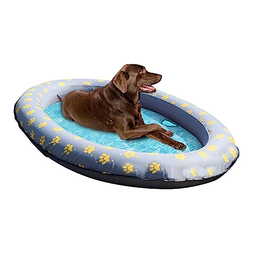 Hundefloß für Pool, See, Fluss, Hundepool, dick, Hunde-Schwimmer, Urlaubsbedarf, Wasserhängematte von FUUGlan