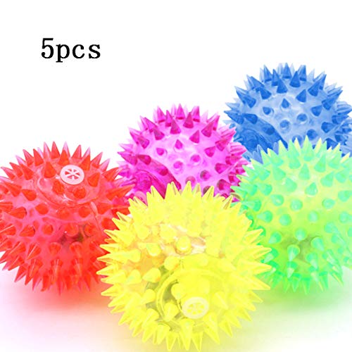 Hundespielzeug Leuchtende Bälle Spielzeug Hund Interaktive Bälle Spaß Blinken Haustier Training für Hunde Kleine Kätzchen Welpen von FUUGlan