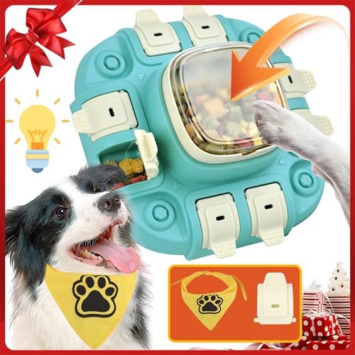 FUYAPPER Hunde Puzzle Spielzeug 2 Stufen, Hundefutter Slow Feeder, Dog Treat Puzzle Toys für Langeweile und geistige Stimulation von FUYAPPER