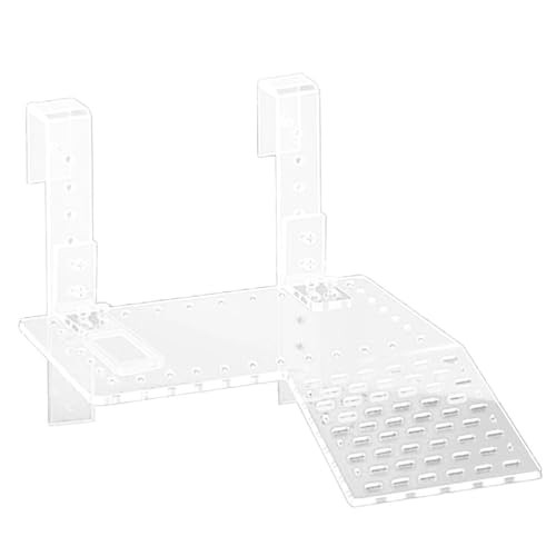 FUZYXIH Basking Plattform Schwimmende Insel Aquarien Insel Klettern Leiter Aquarien Zubehör Dekoration Sonnenplattform Große Sonnenplattform Für Schildkröten Transparent von FUZYXIH