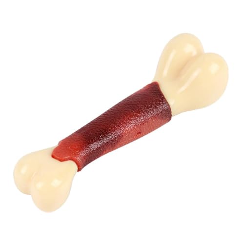 FUZYXIH Kauspielzeug für Hunde, Knochenform, Molarenstab für kleine und mittelgroße Hunde, Pflege aus strapazierfähigem Nylon und Gummi, Zahnbürste, 11,9 cm, Hundespielzeug, Knochen für kleine, von FUZYXIH