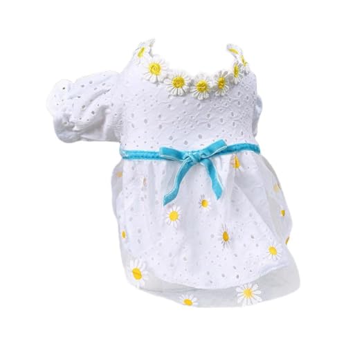Pet Costume Dress Small Dog Clothes Cute Outfits For Cats Only Dress Up Clothing Cute Daisies Apparel For Girl Dogs Cats Outfits Dress For Cats Only Females Girl Dog Costumes Apparel For Small Dogs von FUZYXIH