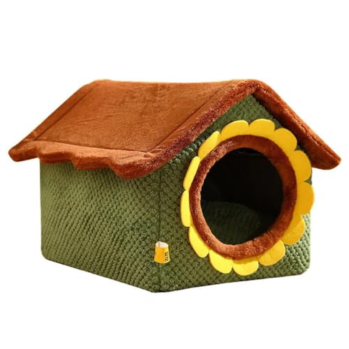 Sweet Cat Bed Warm Pet Tent Cosy Kitten Lounger Cushion Cat House Tent Very Soft Small Dog Mat Bag Washable Cats Beds Cat Houses For Indoor Cats Large Cat Houses For Indoor Cats Warm No Heating Pad von FUZYXIH