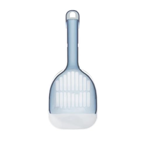 FVCTGHZ 2pc Kunststoff Katzenstreu Schaufel Integrierte Durable Katze KOT Tragbare Leicht Zu Reinigen Wurf Scoop Abfall(Blue 2PC) von FVCTGHZ