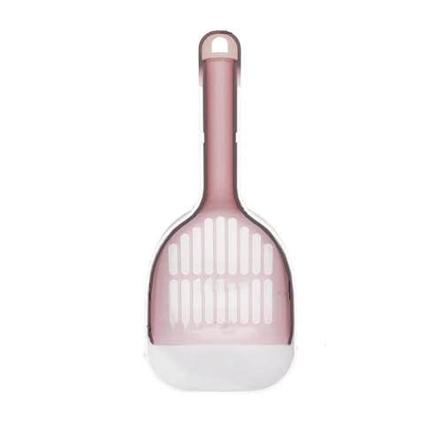 FVCTGHZ 2pc Kunststoff Katzenstreu Schaufel Integrierte Durable Katze KOT Tragbare Leicht Zu Reinigen Wurf Scoop Abfall(PINK 2PC) von FVCTGHZ