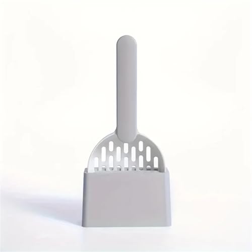 FVCTGHZ Katzenstreuschaufel-Set, große Schaufel for Katzenstreu, kleine Reinigungsschaufel for Haustiere, Toilettenbedarf(White Gray Base Set) von FVCTGHZ