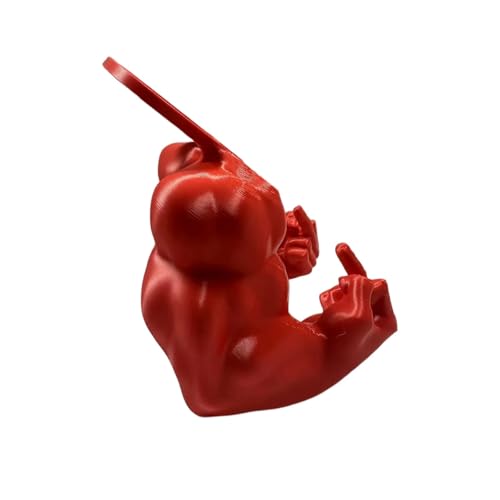 Lustige Katzenmuskelarme, 3D-Druck, realistische Katzen-Cosplay-Arme, kreative Haustier-Cosplay-Requisiten(Red 1PC) von FVCTGHZ