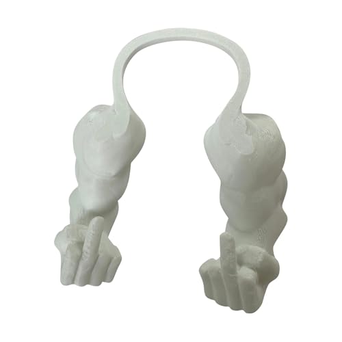 Lustige Katzenmuskelarme, 3D-Druck, realistische Katzen-Cosplay-Arme, kreative Haustier-Cosplay-Requisiten(White 1PC) von FVCTGHZ