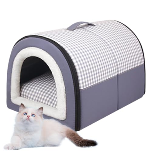 32x35x45cm Plüsch Hundehütte Bett - Haustier Warm Bett, Warme Höhle Schlafnest Bett, Haustierhaus Für Den Innenbereich, Katzenhöhle Katzenhaus, Haustier Haus Und Sofa Für Katzen Und Hunde 32x35x45cm Plüsch Hundehütte Bett - Haustier Warm Bett, Warme Höhle Schlafnest Bett, Haustierhaus Für Den Innenbereich, Katzenhöhle Katzenhaus, Haustier Haus Und Sofa Für Katzen Und Hunde von FVPKYUR