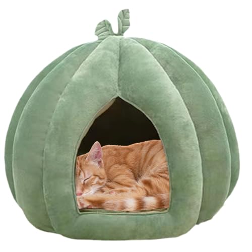 40x45x45CM Katzenbetten Für Wohnungskatzen - Haustierzelt Katzenhaus, Weiches Kürbisform Haustierbett, Kü-rbis Katzenbett, Kü-rbis Stil Katzenhöhlenbett, Katzenbett Kür-bis Form, Niedliches Katzenbett 40x45x45CM Katzenbetten Für Wohnungskatzen - Haustierzelt Katzenhaus, Weiches Kürbisform Haustierbett, Kü-rbis Katzenbett, Kü-rbis Stil Katzenhöhlenbett, Katzenbett Kür-bis Form, Niedliches Katzenbett von FVPKYUR
