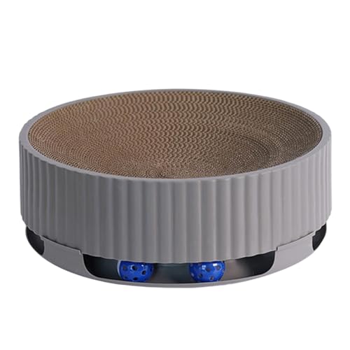 FVPKYUR 40x14cm Kratzunterlage Aus Karton, Schüsselförmiger Katzenkratzer, Karton Katzenkratzer, Schalenförmige Pappkratzer Für Hauskatzen Mit Fun-Track-Yo-Yo Für Katzen Im Innenbereich FVPKYUR 40x14cm Kratzunterlage Aus Karton, Schüsselförmiger Katzenkratzer, Karton Katzenkratzer, Schalenförmige Pappkratzer Für Hauskatzen Mit Fun-Track-Yo-Yo Für Katzen Im Innenbereich von FVPKYUR