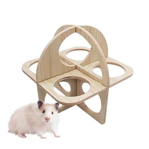 FVPKYUR Hamsterheim - Hamster Spielzeug Versteck | Holzhaus Für Kleintiere Als Käfigzubehör Für Schlafen, Spielen & Ruhen In Innenbereich, Außenbereich Und Unterwegs FVPKYUR Hamsterheim - Hamster Spielzeug Versteck | Holzhaus Für Kleintiere Als Käfigzubehör Für Schlafen, Spielen & Ruhen In Innenbereich, Außenbereich Und Unterwegs von FVPKYUR