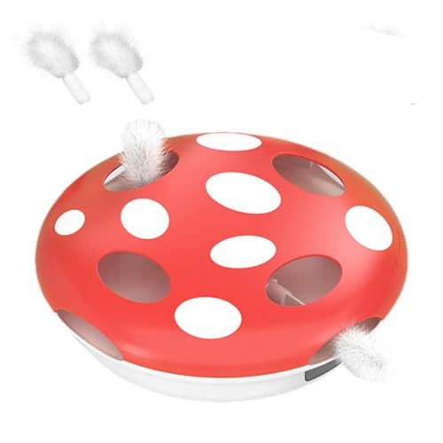 FVPKYUR Innenkatze Spielzeug, um zu halten, Katzenanreicherungsspielzeug,Electric Cat Automatic Motion Senssing -Spielzeug mit 7 Löchern | Haustier necken Accessoires zum Spielen, Erforschen, Jagd, von FVPKYUR