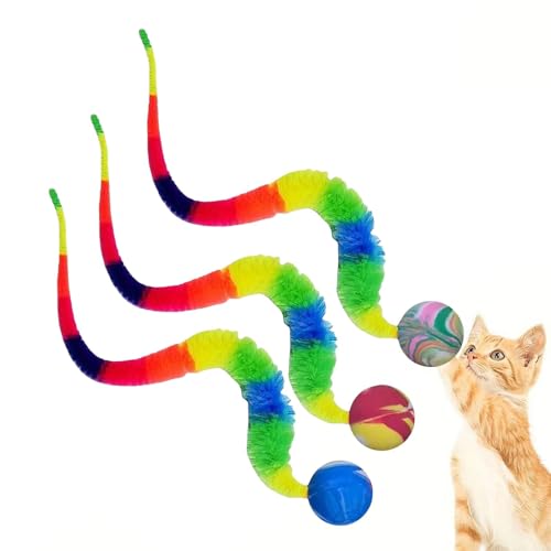 FVPKYUR Katzenballspielzeug, Katzenspielzeugbälle für Hauskatzen | Interaktiver Ball mit Schwanz für Katze,Hüpfball für Katzen, Kätzchen-Hüpfball mit Schwanz, Hüpfball-Spielzeug für Kätzchen, FVPKYUR Katzenballspielzeug, Katzenspielzeugbälle für Hauskatzen | Interaktiver Ball mit Schwanz für Katze,Hüpfball für Katzen, Kätzchen-Hüpfball mit Schwanz, Hüpfball-Spielzeug für Kätzchen, von FVPKYUR