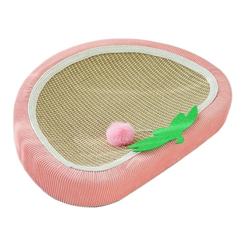 FVPKYUR Katzenliege Kratzbrett - Sisal Erdbeer Kätzchen Bett Katzenkratzbrett - Nest Schlafmatte Haustierzubehör Für Kleine Hunde Haus Boden Wand Stuhl Sofa Teppichschutz FVPKYUR Katzenliege Kratzbrett - Sisal Erdbeer Kätzchen Bett Katzenkratzbrett - Nest Schlafmatte Haustierzubehör Für Kleine Hunde Haus Boden Wand Stuhl Sofa Teppichschutz von FVPKYUR