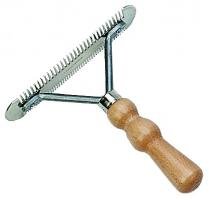 Hundestriegel, doppelseitig.Holzgriff s36 Hundestriegel, doppelseitig.Holzgriff s36 von FWF