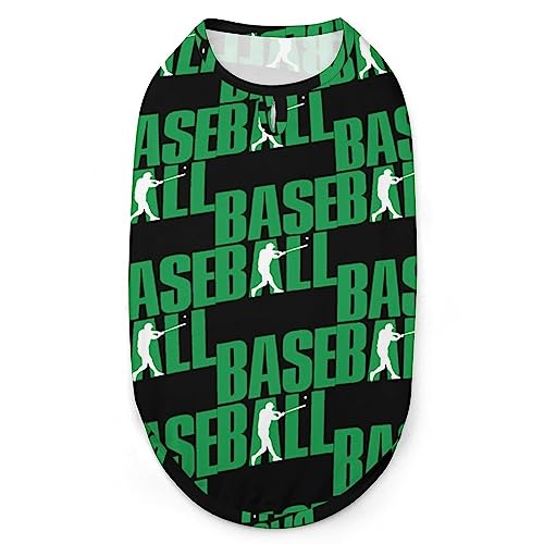 Base Ball Player Hunde-Shirts, Haustier-Bedruckte Kleidung, Sommer-T-Shirts, atmungsaktives Pullover-Tanktop für kleine Hunde und Katzen Base Ball Player Hunde-Shirts, Haustier-Bedruckte Kleidung, Sommer-T-Shirts, atmungsaktives Pullover-Tanktop für kleine Hunde und Katzen von FWJZDSP