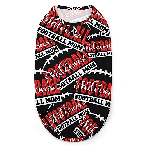 Fußball-Mom-Hunde-Shirts, Haustier-Bedruckte Kleidung, Sommer-T-Shirts, atmungsaktives Pullover-Tanktop für kleine Hunde und Katzen von FWJZDSP
