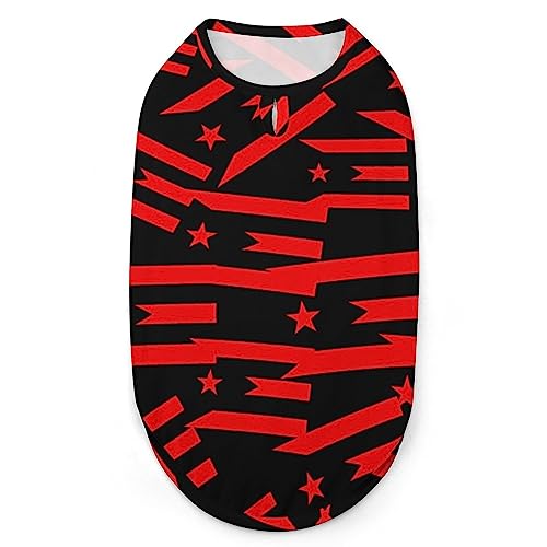 Hunde-Shirts mit Puerto-Rico-Flagge, Bedruckte Kleidung für Haustiere, Sommer-T-Shirts, atmungsaktives Pullover-Tanktop für kleine Hunde und Katzen Hunde-Shirts mit Puerto-Rico-Flagge, Bedruckte Kleidung für Haustiere, Sommer-T-Shirts, atmungsaktives Pullover-Tanktop für kleine Hunde und Katzen von FWJZDSP