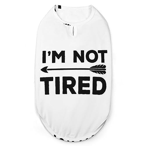 I'mTired with Arrow Pets Shirt Weste, süßes Hunde-Tanktop, weiches ärmelloses T-Shirt für Welpen, Kätzchen, Katzen, XL von FWJZDSP