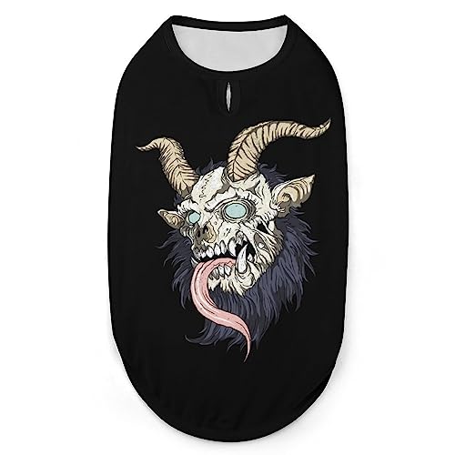 Krampus-Hunde-Shirts, Bedruckte Kleidung für Haustiere, Sommer-T-Shirts, atmungsaktives Pullover-Tanktop für kleine Hunde und Katzen Krampus-Hunde-Shirts, Bedruckte Kleidung für Haustiere, Sommer-T-Shirts, atmungsaktives Pullover-Tanktop für kleine Hunde und Katzen von FWJZDSP