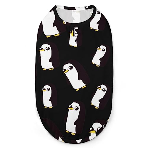 Pinguin-Hundehemden, Bedruckte Kleidung für Haustiere, Sommer-T-Shirts, atmungsaktives Pullover-Tanktop für kleine Hunde und Katzen Pinguin-Hundehemden, Bedruckte Kleidung für Haustiere, Sommer-T-Shirts, atmungsaktives Pullover-Tanktop für kleine Hunde und Katzen von FWJZDSP