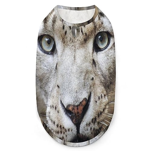 Schneeleopard – Schneegeist-Haustier-Shirt, Weste, süßes Hunde-Tanktop, weiches ärmelloses T-Shirt für Welpen, Kätzchen, Katzen, S Schneeleopard – Schneegeist-Haustier-Shirt, Weste, süßes Hunde-Tanktop, weiches ärmelloses T-Shirt für Welpen, Kätzchen, Katzen, S von FWJZDSP