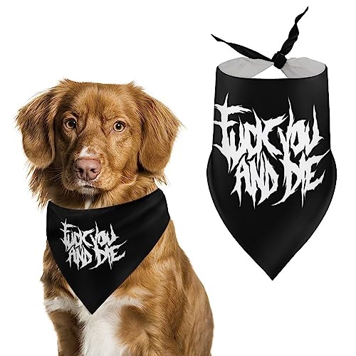 You and Die Hunde-Bandanas, dreieckige Hundelätzchen, niedlicher Haustier-Schal, Kopftuch für kleine, mittelgroße und große Haustiere von FWJZDSP