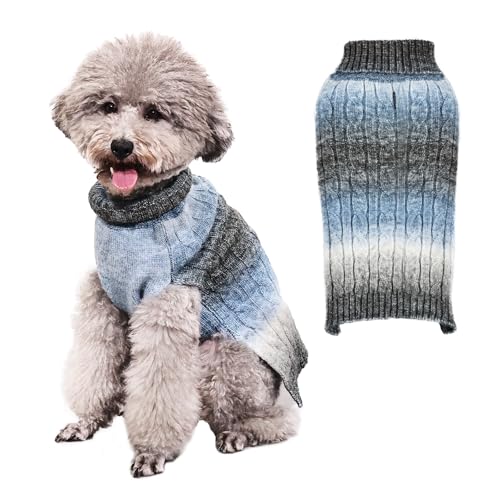 FWLWTWSS Hundepullover, Winter Warmer Hundepulli Weich Hundekleidung für Kleine Mittelgroße Hunde Rosa-M, Wolle, Blau, M, S, L, XL FWLWTWSS Hundepullover, Winter Warmer Hundepulli Weich Hundekleidung für Kleine Mittelgroße Hunde Rosa-M, Wolle, Blau, M, S, L, XL von FWLWTWSS