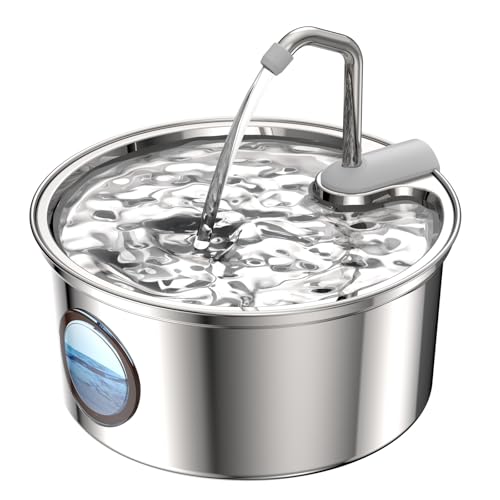 Eleganter 3061.7 g Katzenbrunnen mit transparentem Wasserwaage Fenster und Filtration Eleganter 3061.7 g Katzenbrunnen mit transparentem Wasserwaage Fenster und Filtration von FWMB