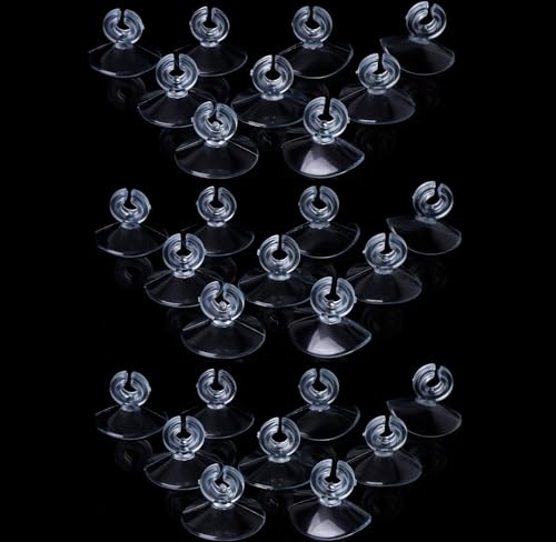 FWORUAIS 30 Stück Aquarium-Saugnapf-Clips – transparente Aquarium-Schlauchhalter für Luftpumpen und Filter – sichere Luftschlauchschellen für Belüftungssysteme – wasserdichtes Saugnapfzubehör FWORUAIS 30 Stück Aquarium-Saugnapf-Clips – transparente Aquarium-Schlauchhalter für Luftpumpen und Filter – sichere Luftschlauchschellen für Belüftungssysteme – wasserdichtes Saugnapfzubehör von FWORUAIS
