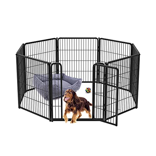 FXW HomePlus Hunde-Laufstall für den Innenbereich, 81,3 cm Höhe für mittelgroße Hunde, zum Patent angemeldet von FXW