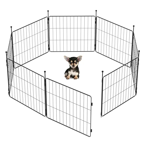 FXW MiniPaws Hunde-Laufstall für Hof & Wohnmobil, Camping, erweiterbar, 50,8 cm, 8 Paneele, für Welpen und kleine Hunde, tragbar für den Innen- und Außenbereich FXW MiniPaws Hunde-Laufstall für Hof & Wohnmobil, Camping, erweiterbar, 50,8 cm, 8 Paneele, für Welpen und kleine Hunde, tragbar für den Innen- und Außenbereich von FXW