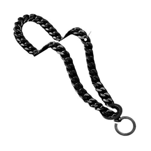Hundehalsbandkette, Silber-golden, 15 mm breites kubanisches Gliederglied, Glatte Hundetrainingskette aus Edelstahl breites hundehalsband(Gold or Silver,20inch (51cm) -15MM) von FYLTWUK