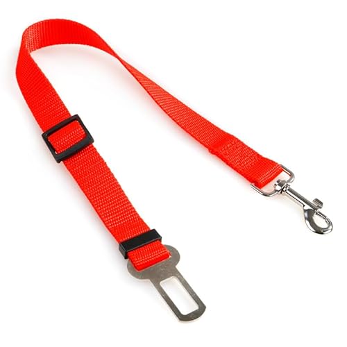 Hundeleine Harness Schnalle Leinen for Hund verstellbar Reise Gürtel Hundehalsband Stecker Hundebedarf(1) von FYLTWUK