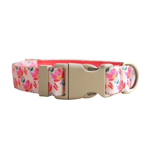 Personalisiertes, verstellbares Hundehalsband mit individueller Gravur, individuelles Hundehalsband mit Namensschild, for kleine und große Hunde(Pattern 2,XL for Neck 56-62cm) von FYLTWUK