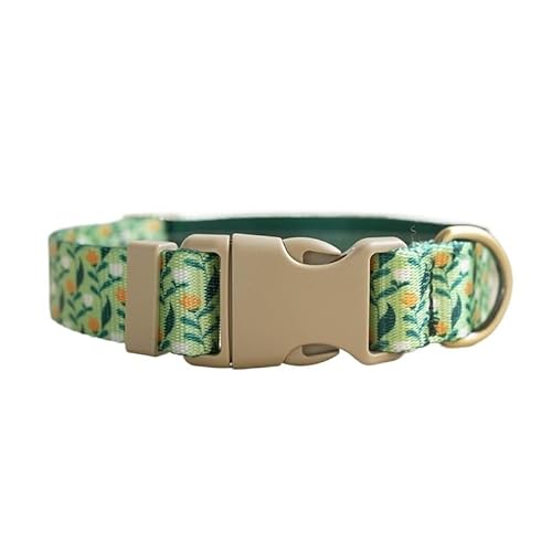 Personalisiertes, verstellbares Hundehalsband mit individueller Gravur, individuelles Hundehalsband mit Namensschild, for kleine und große Hunde breites hundehalsband(Pattern 1,XS for Neck 23-30cm) von FYLTWUK