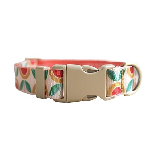 Personalisiertes, verstellbares Hundehalsband mit individueller Gravur, individuelles Hundehalsband mit Namensschild, for kleine und große Hunde breites hundehalsband(Pattern 10,L for Neck 49-55cm) von FYLTWUK