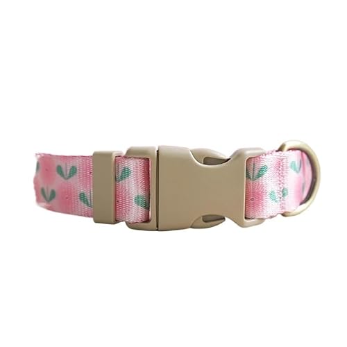 Personalisiertes, verstellbares Hundehalsband mit individueller Gravur, individuelles Hundehalsband mit Namensschild, for kleine und große Hunde breites hundehalsband(Pattern 15,XS for Neck 23-30cm) von FYLTWUK