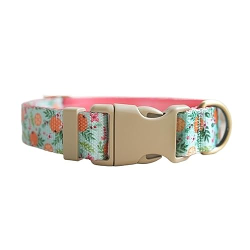 Personalisiertes, verstellbares Hundehalsband mit individueller Gravur, individuelles Hundehalsband mit Namensschild, for kleine und große Hunde breites hundehalsband(Pattern 22,XS for Neck 23-30cm) von FYLTWUK