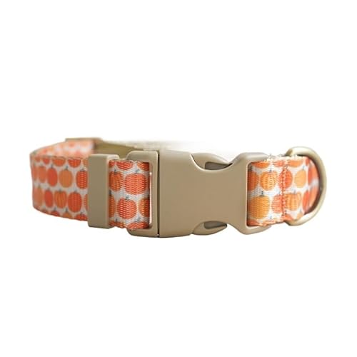 Personalisiertes, verstellbares Hundehalsband mit individueller Gravur, individuelles Hundehalsband mit Namensschild, for kleine und große Hunde breites hundehalsband(Pattern 26,L for Neck 49-55cm) von FYLTWUK