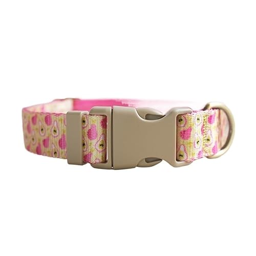Personalisiertes, verstellbares Hundehalsband mit individueller Gravur, individuelles Hundehalsband mit Namensschild, for kleine und große Hunde breites hundehalsband(Pattern 27,XL for Neck 56-62cm) von FYLTWUK