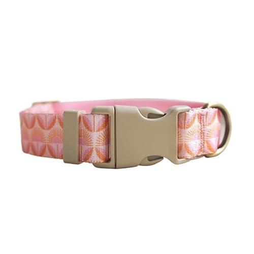 Personalisiertes, verstellbares Hundehalsband mit individueller Gravur, individuelles Hundehalsband mit Namensschild, for kleine und große Hunde breites hundehalsband(Pattern 8,L for Neck 49-55cm) von FYLTWUK