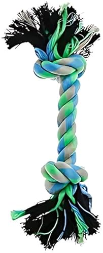 Chomp & Tug Buddy Seilspielzeug für moderate Kauer, blau, klein, zwei Knoten an jedem Ende, lustiges Spielzeug zum Zerren, Kauen, Apportieren Chomp & Tug Buddy Seilspielzeug für moderate Kauer, blau, klein, zwei Knoten an jedem Ende, lustiges Spielzeug zum Zerren, Kauen, Apportieren von FYNORI