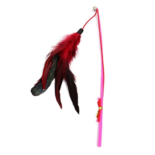 FYOBOT Katzenspielzeug mit Federn Katzenangel Spielangel katzenspielzeug Glocke Fuer Katzen FYOBOT Katzenspielzeug mit Federn Katzenangel Spielangel katzenspielzeug Glocke Fuer Katzen von FYOBOT
